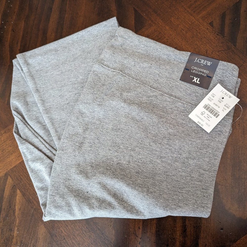 J.Crew Factory Heathered Cropped Everyday Leggings - Picture 4 of 7
